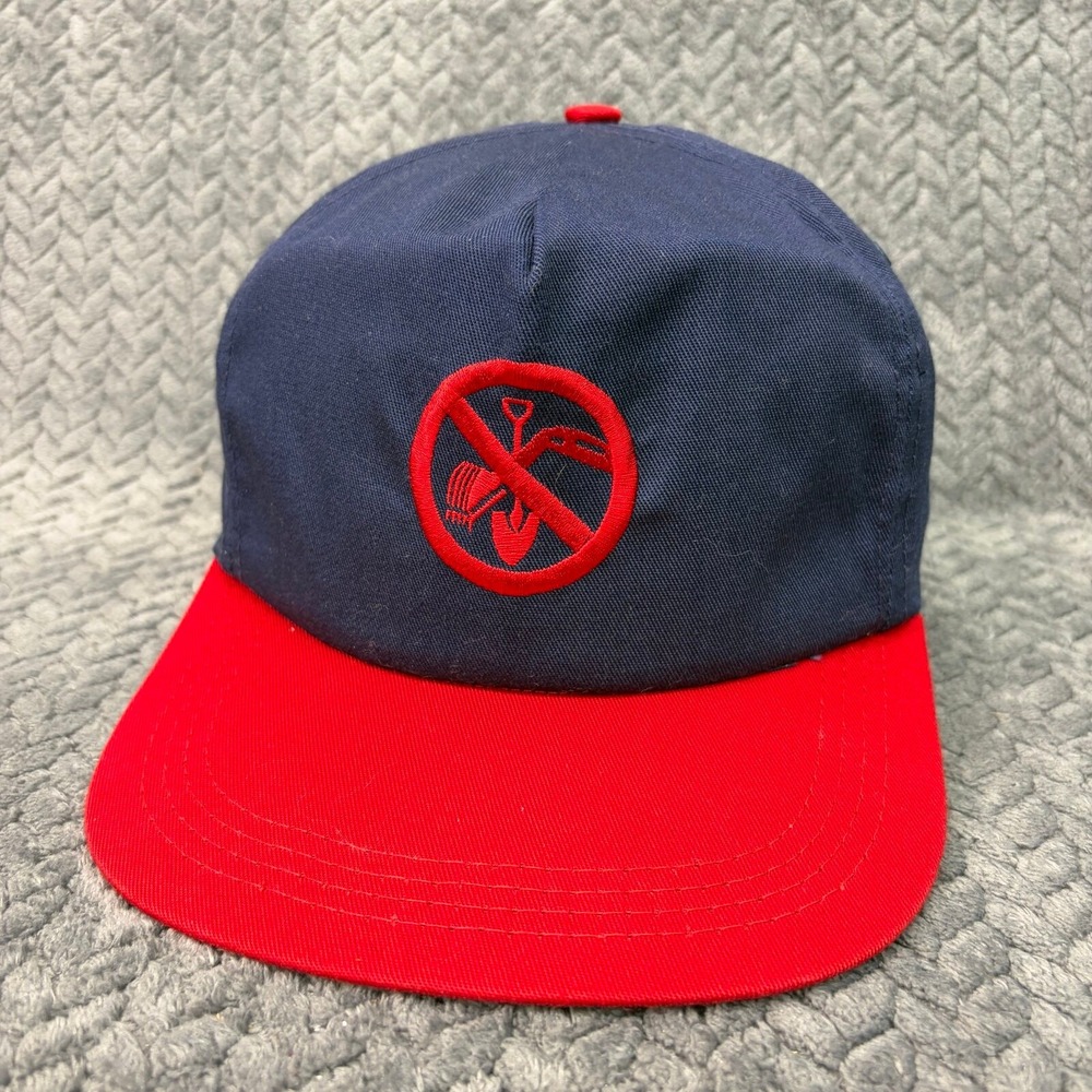 AmeriCap Snapback Hat Call Before You Dig Tennessee Mens OSFA Navy Red Vintage
